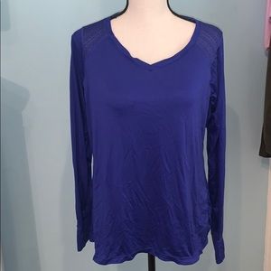 SPEED DRI BLUE LONG SLEEVE SHIRT